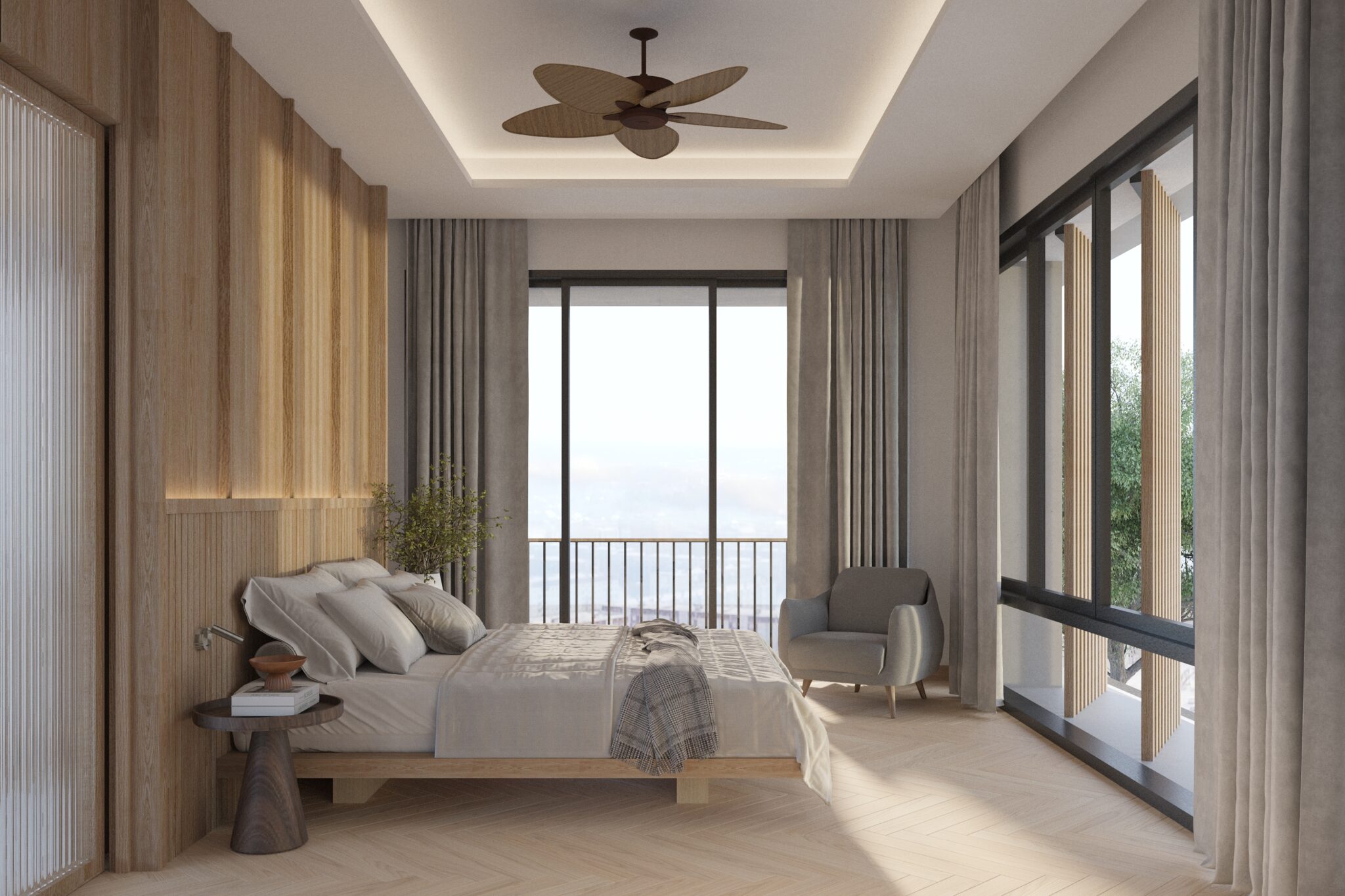 Sequent Architects_MJ House_Master bedroom_2